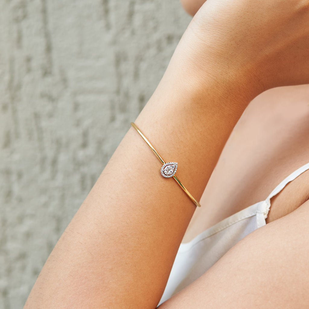 Droplet Diamond Bracelet