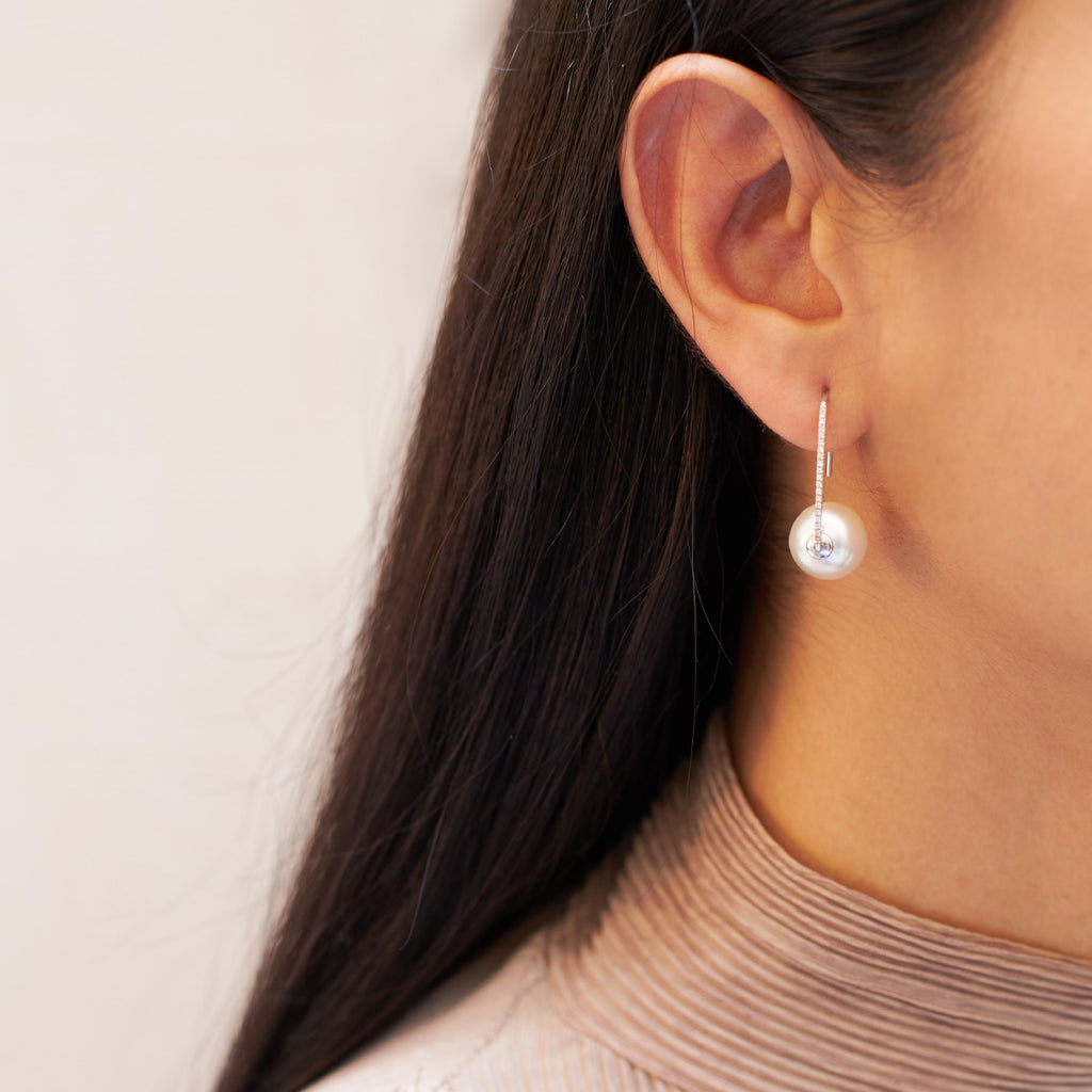 Sterling silver love earrings | Cindy Bolin