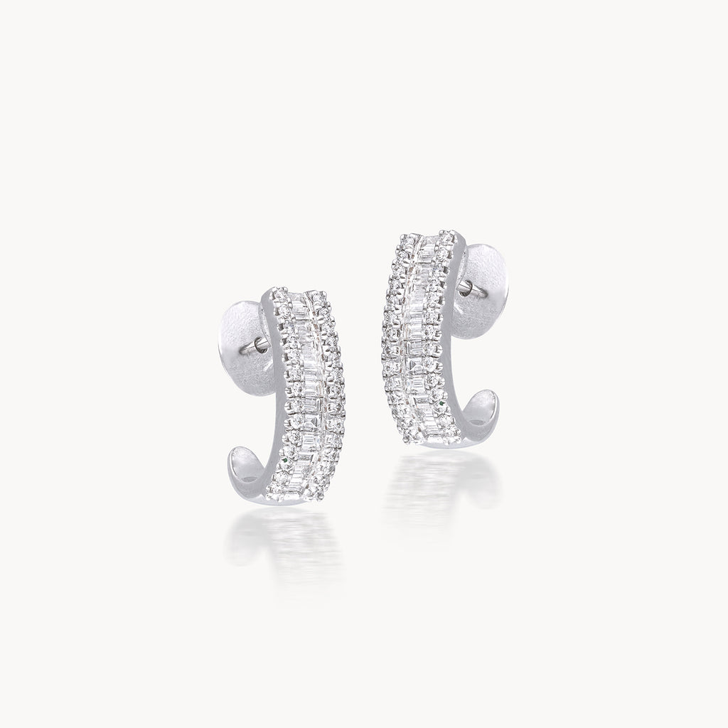 Anya Diamond Hoop Earrings