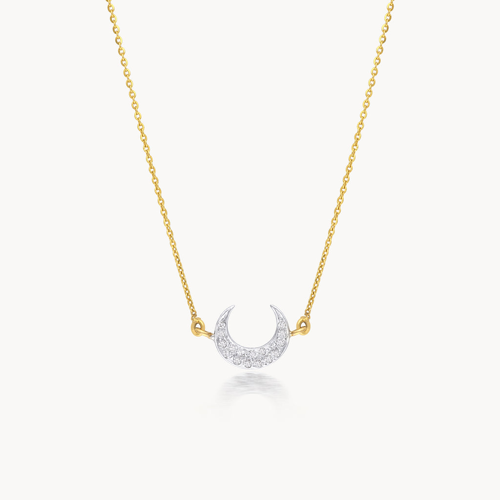 Half Moon Diamond Necklace – MUSE