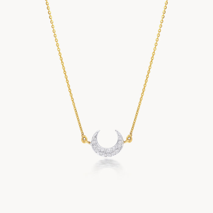 Half Moon Diamond Necklace – MUSE