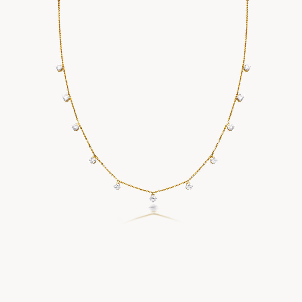 Dewdrop Diamond Necklace