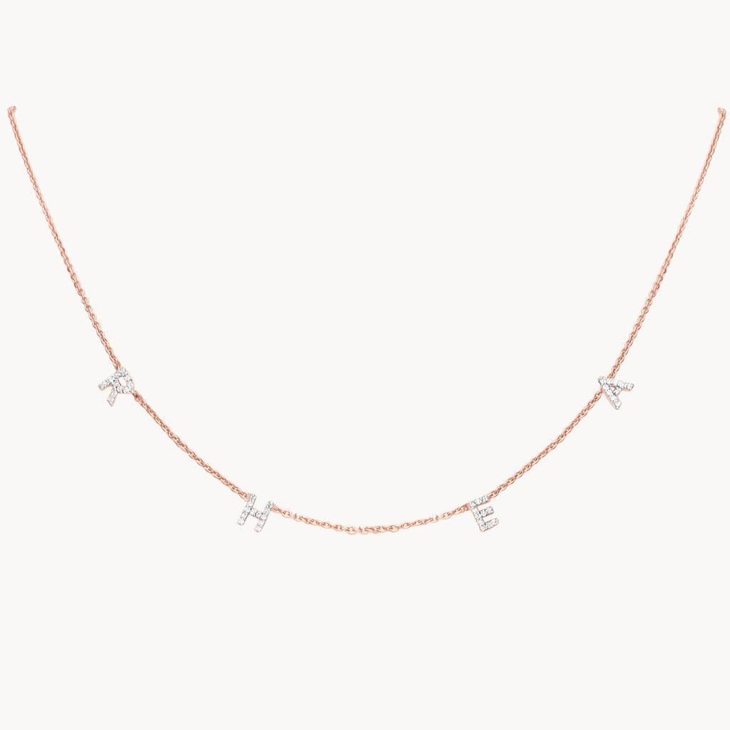 Name Diamond Necklace