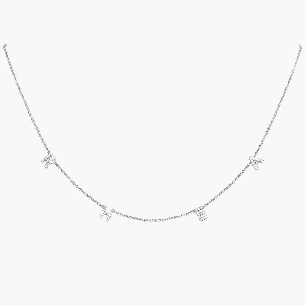 Name Diamond Necklace